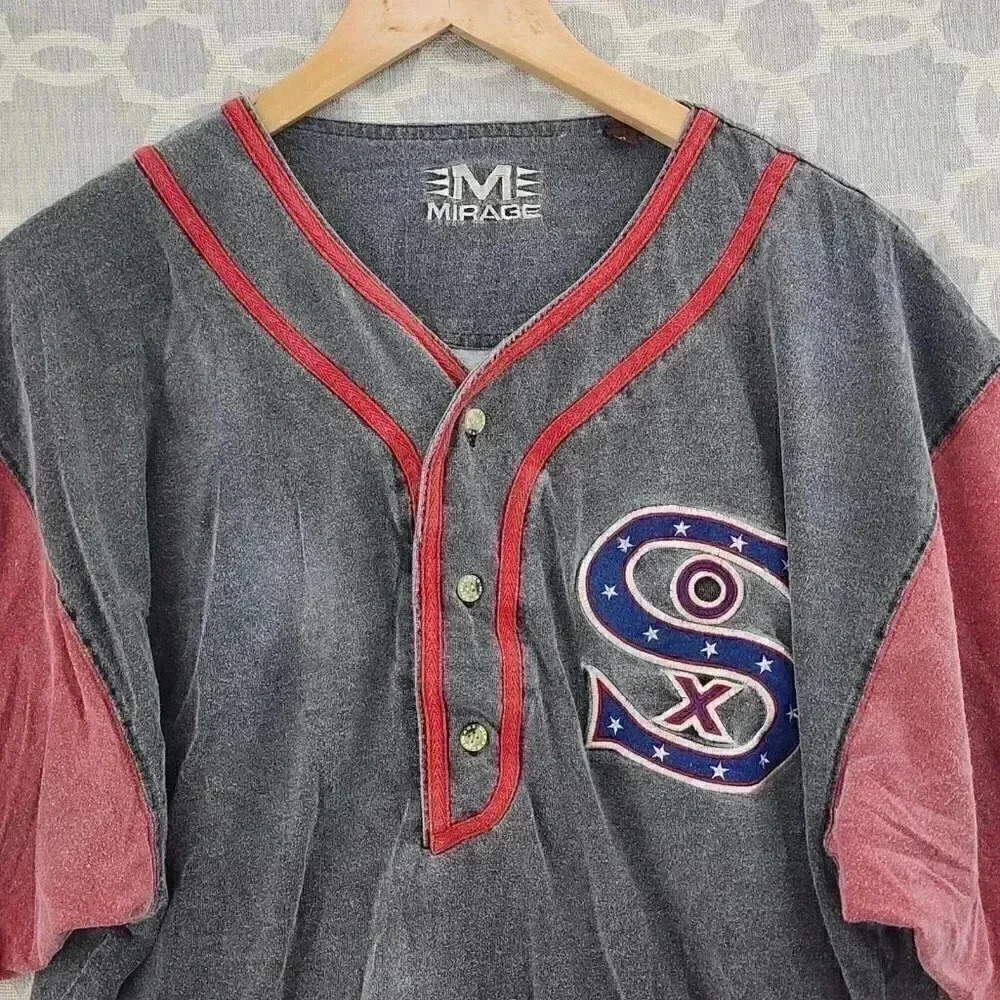White Sox Mirage Coopertown Chicago Collection Short Sleeve Jersey Shirt… - Picture 3 of 9